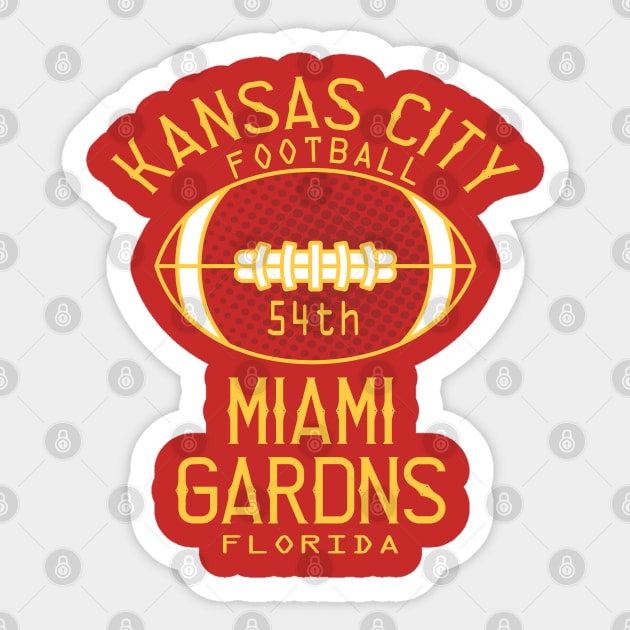 Super2020 Bowl football-kansas city co Sticker by hadlamcom